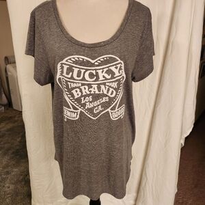 Lucky Brand Charcoal Graphic Tee